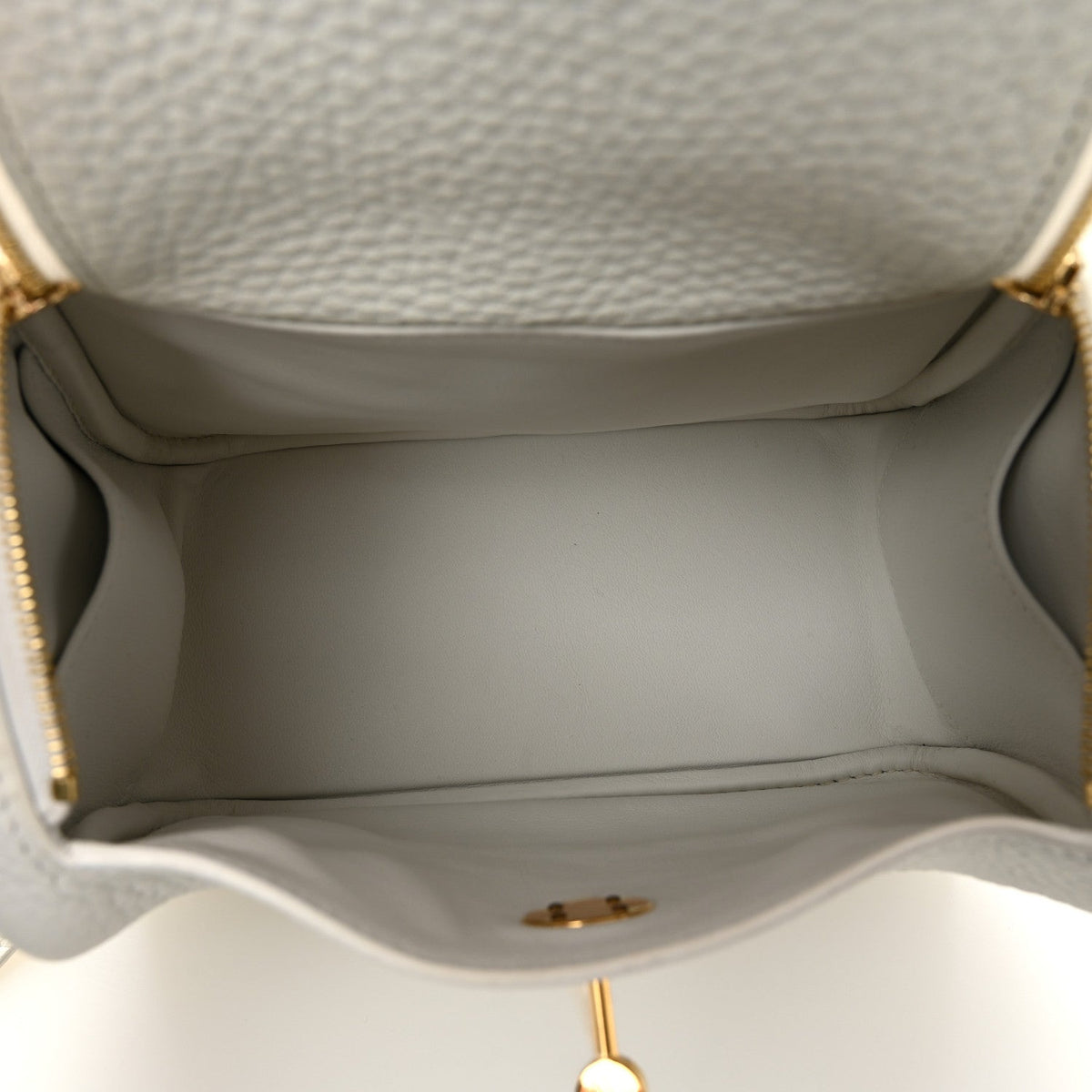 Taurillon Clemence Mini Lindy 20 New White