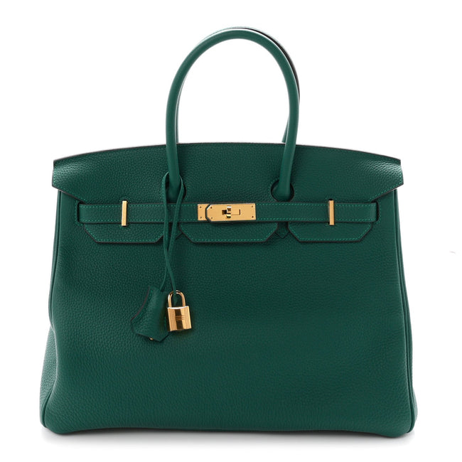 Togo Birkin 35 Malachite Hover Image