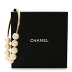 Metal Giant Pearl Choker Necklace Gold White