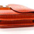 Matte Alligator Constance 18 Rouge Indien