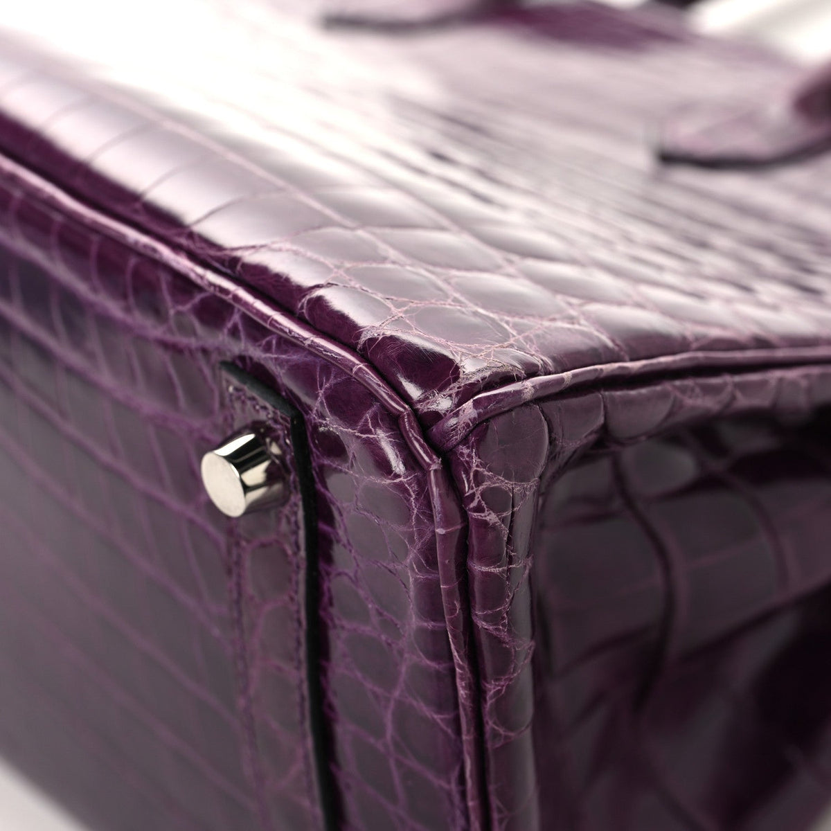 Shiny Niloticus Crocodile Birkin 30 Cassis