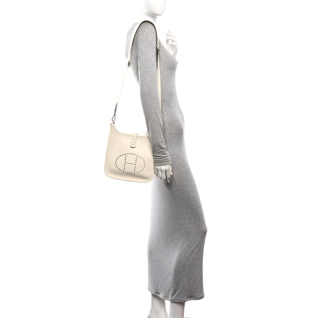 Taurillon Clemence Evelyne 23 Poche III Cream Main Image