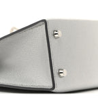 Metallic Chevre Chamkilight Mini Kelly Sellier 20 Argent