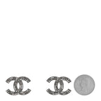 Ruthenium Crystal Star CC Earrings