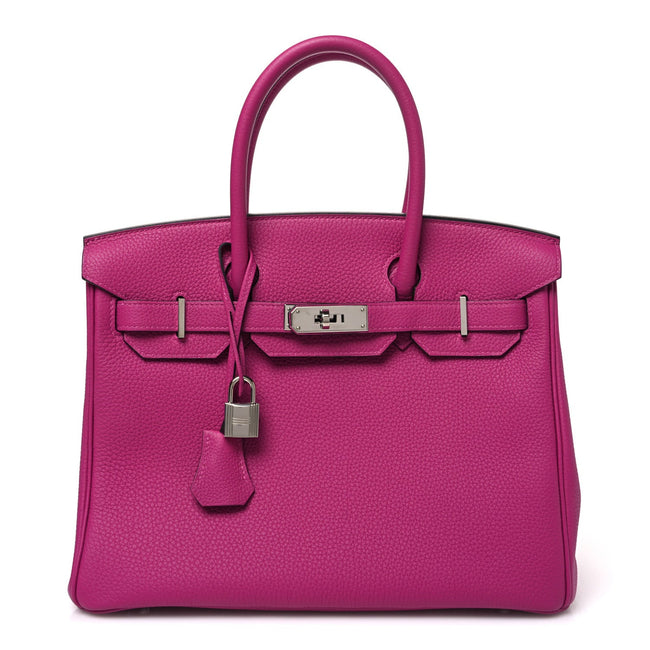 Togo Birkin 30 Rose Pourpre Hover Image