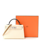 Epsom Mini Kelly Sellier 20 Nata Terre Bai Brun