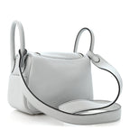 Taurillon Clemence Mini Lindy 20 Bleu Pale