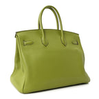 Togo Birkin 35 Vert Anis