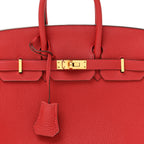 Togo Birkin 25 Rouge Vif