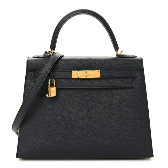 Epsom Kelly Sellier 28 Bleu Indigo Hover Image