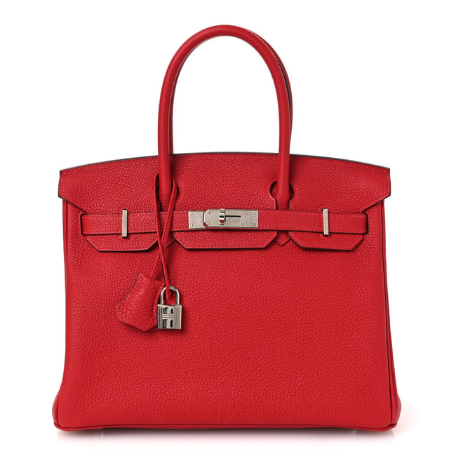 Togo Verso Birkin 30 Rouge Vif Rouge H Hover Image