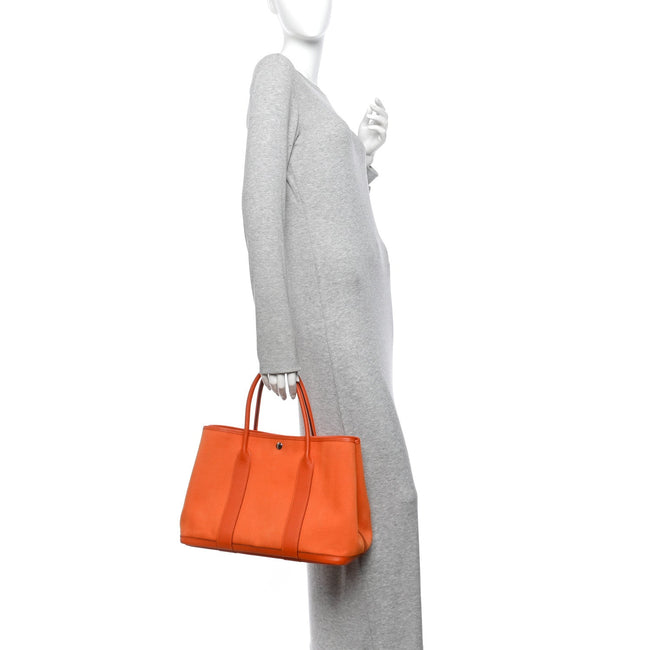 Toile Negonda Garden Party Tote 36 MM Orange Main Image