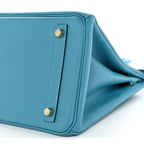 Chevre de Coromandel Birkin 30 Turquoise