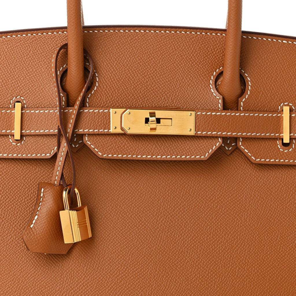 Epsom Birkin Sellier 30 Gold