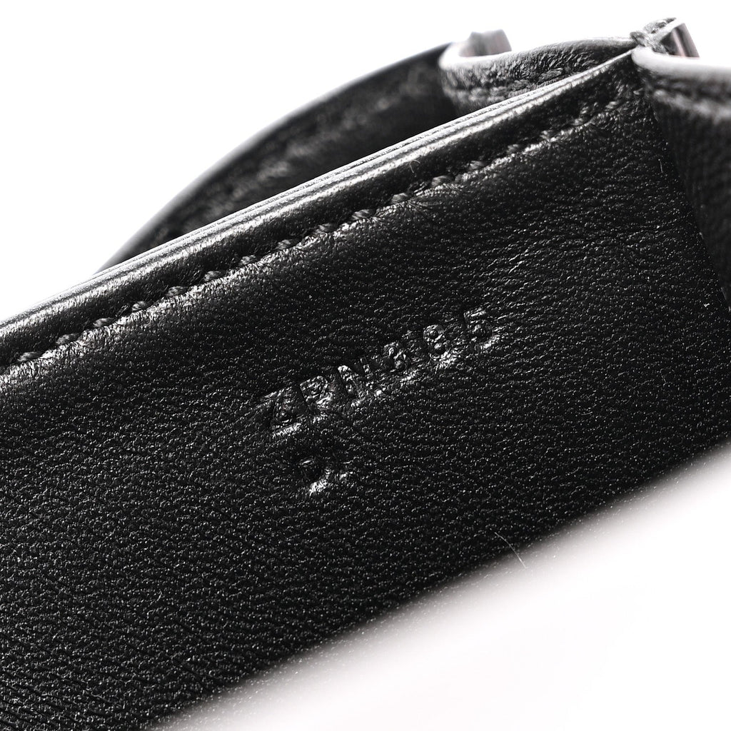 Matte Alligator Constance 18 Black