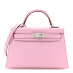 Epsom Mini Kelly Sellier 20 Mauve Sylvestre