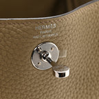 Taurillon Clemence Mini Lindy 20 Beige Marfa