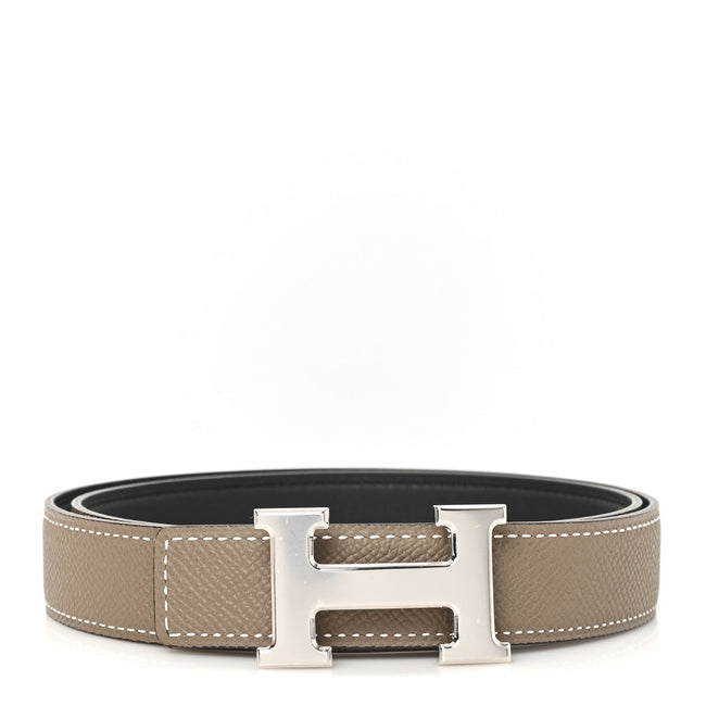 Swift Epsom 24mm Mini Constance H Belt 75 30 Black Etoupe Hover Image