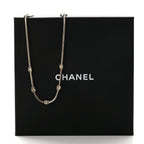 Metal CC Short Chain Necklace Gold