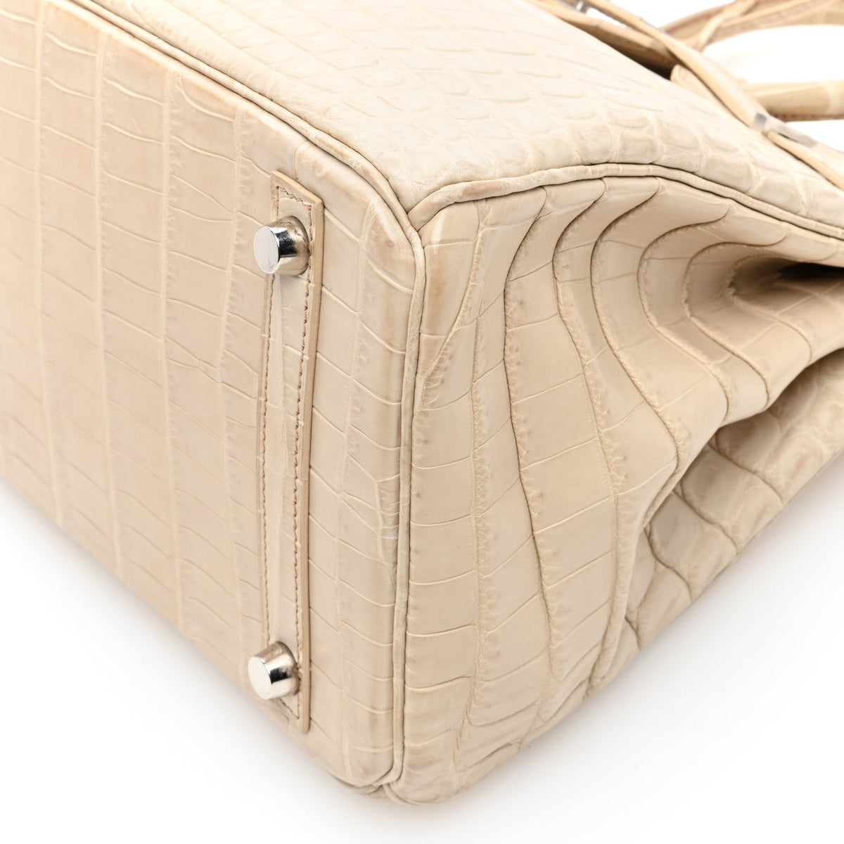 Matte Niloticus Crocodile Birkin 30 Parchemin