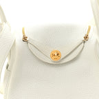 Taurillon Clemence Mini Lindy 20 New White