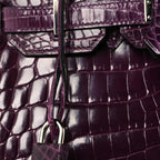 Shiny Niloticus Crocodile Birkin 30 Cassis