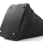 Taurillon Clemence Picotin Lock 22 MM Black