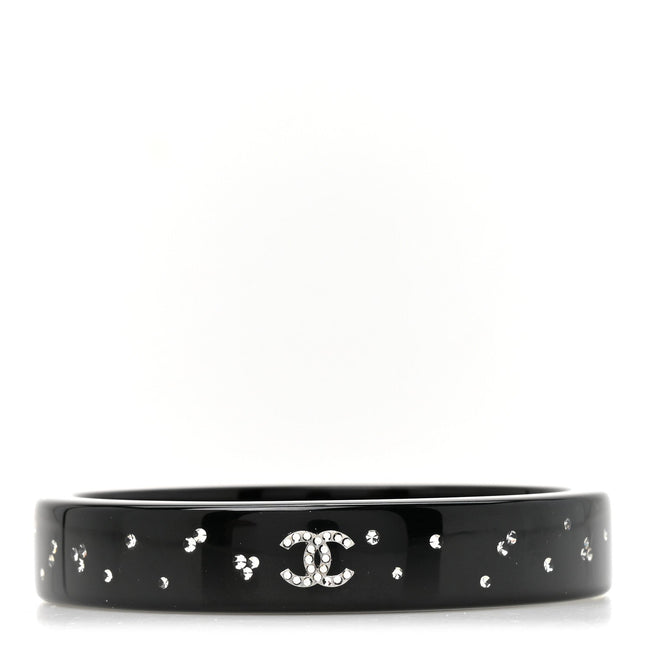 Resin Crystal CC Bangle Black Hover Image