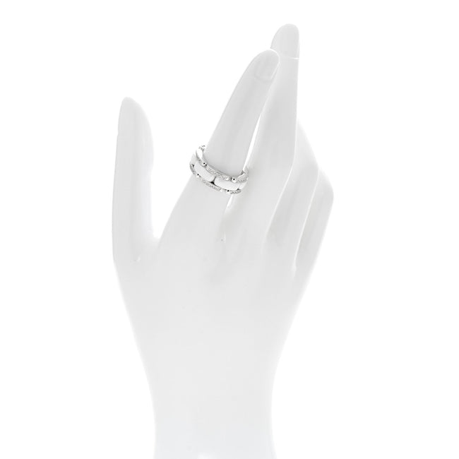 18K White Gold Ceramic Diamond Medium Ultra Ring White 50 5.5 Main Image
