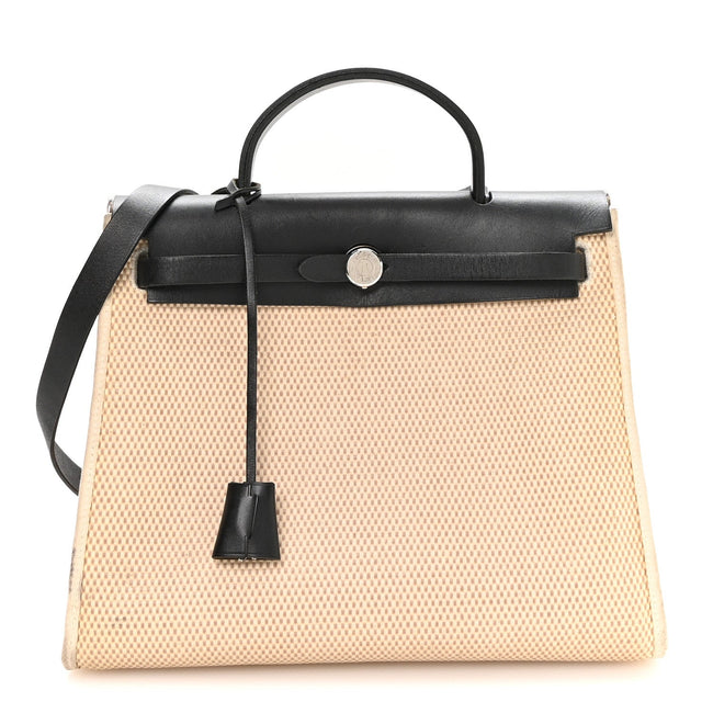 Toile GM Vache Calfskin Herbag 30 PM Natural Black Natural Black Hover Image