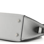 Metallic Chevre Chamkilight Mini Kelly Sellier 20 Argent