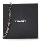 Metal Enamel Chain CC Choker Gold Black