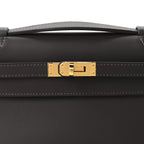 Swift Kelly Pochette Clutch Bai Brun