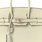 Togo Birkin 25 Gris Neve