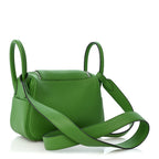 Taurillon Clemence Mini Lindy 20 Vert Yucca