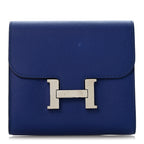Epsom Constance Short Wallet Bleu Electrique