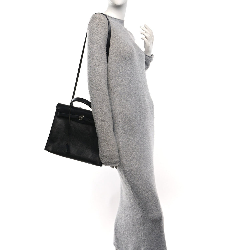 Toile H Berline Vache Hunter Herbag Zip PM 31 Black Ecru