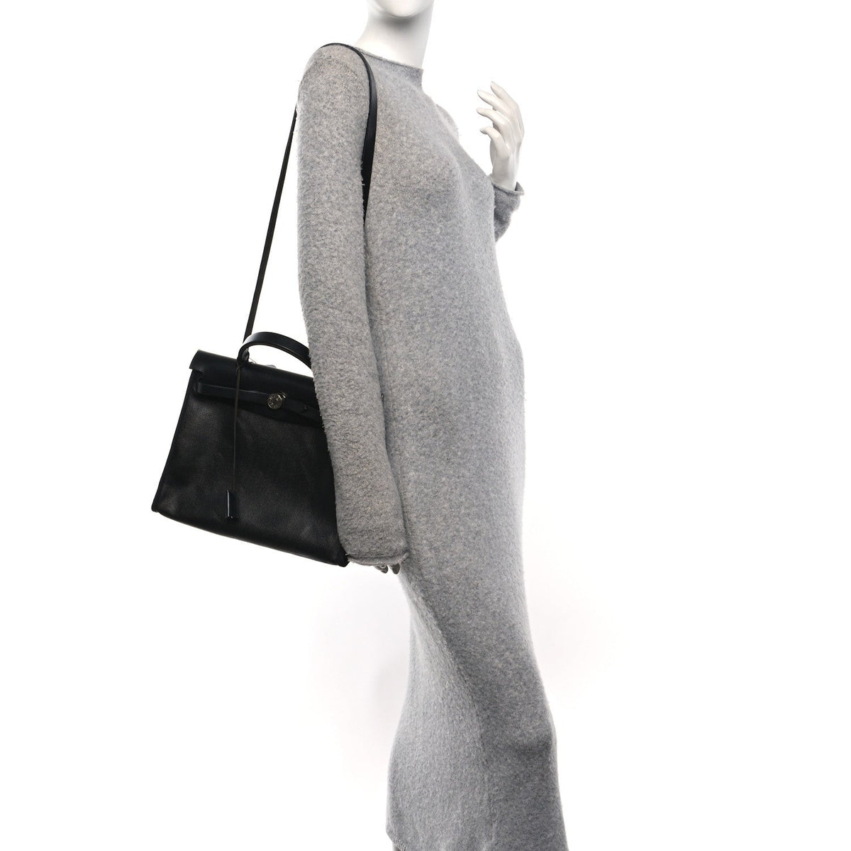 Toile H Berline Vache Hunter Herbag Zip PM 31 Black Ecru
