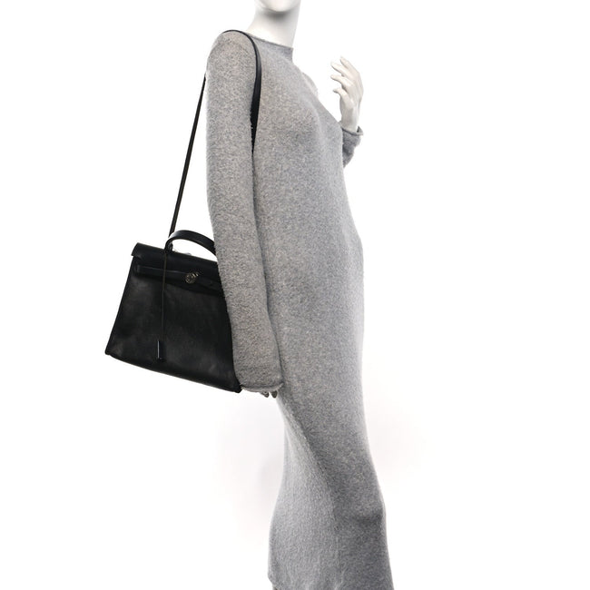 Toile H Berline Vache Hunter Herbag Zip PM 31 Black Ecru Main Image