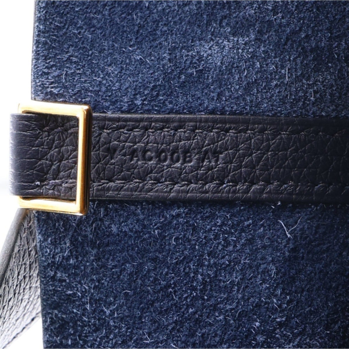 Taurillon Clemence Picotin Lock 22 MM Bleu Nuit