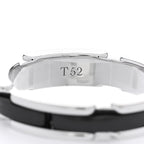 18K White Gold Black Ceramic Small Ultra Ring 59 8.75