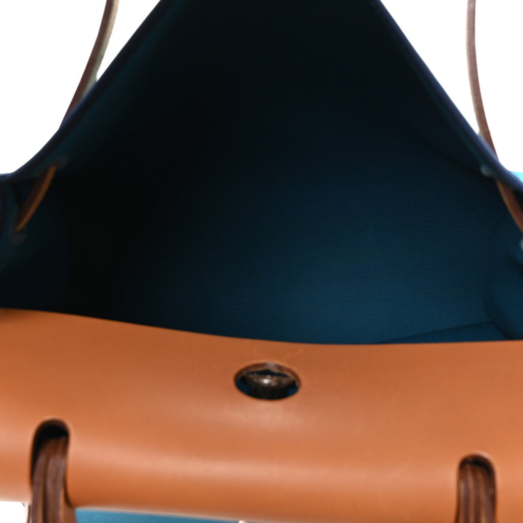 Toile Officier Vache Hunter Herbag Zip PM 31 Bleu Izmir Fauve