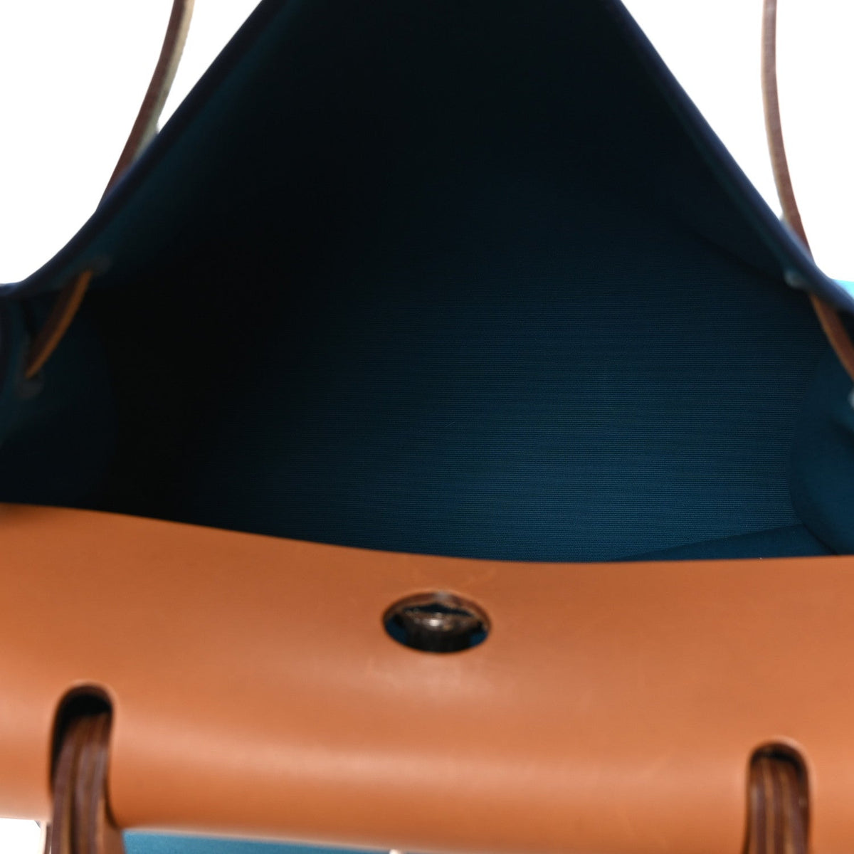 Toile Officier Vache Hunter Herbag Zip PM 31 Bleu Izmir Fauve