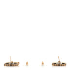 Metal Crystal City of Lights No 5 Drop Earrings Gold