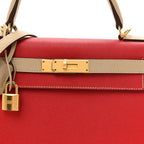 Epsom Horseshoe Kelly Sellier 28 Rouge Casaque Trench