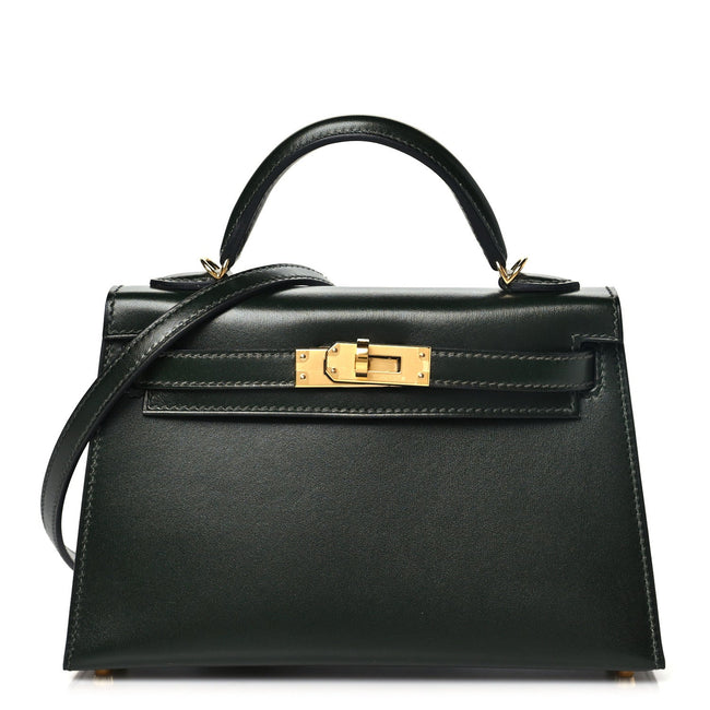 Box Mini Kelly Sellier 20 Vert Fonce Hover Image