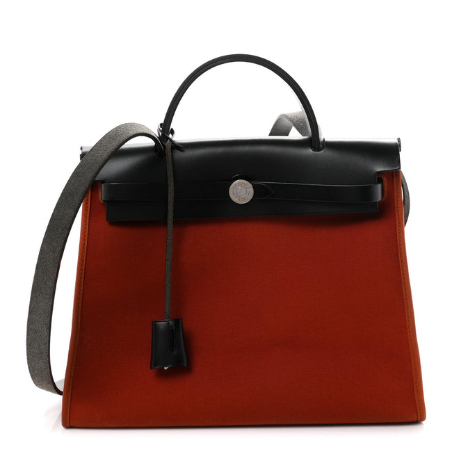 Toile Officier Vache Hunter Herbag Zip 31 PM Rouge H Black Hover Image