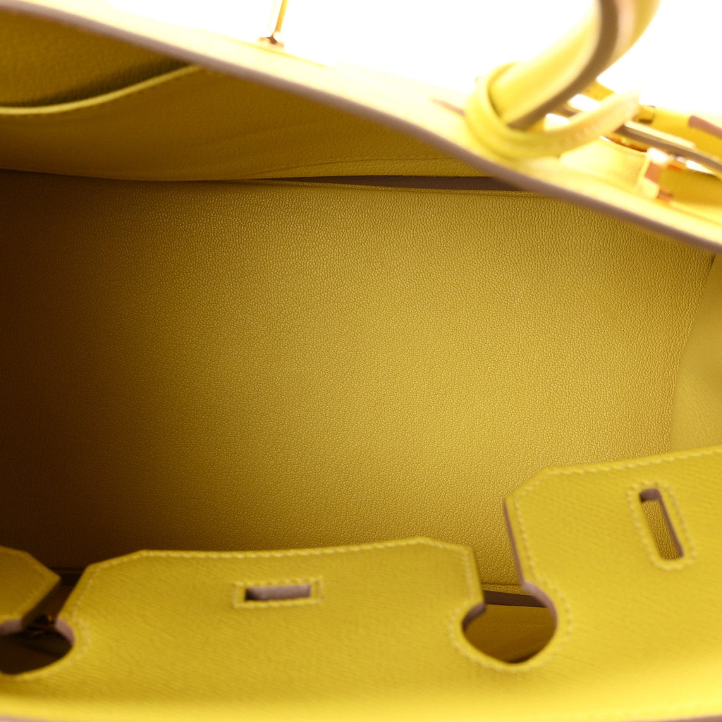 Epsom Birkin 30 Jaune Poussin