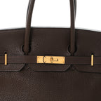Taurillon Clemence Birkin 35 Cafe