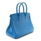Epsom Birkin 30 Bleu Frida